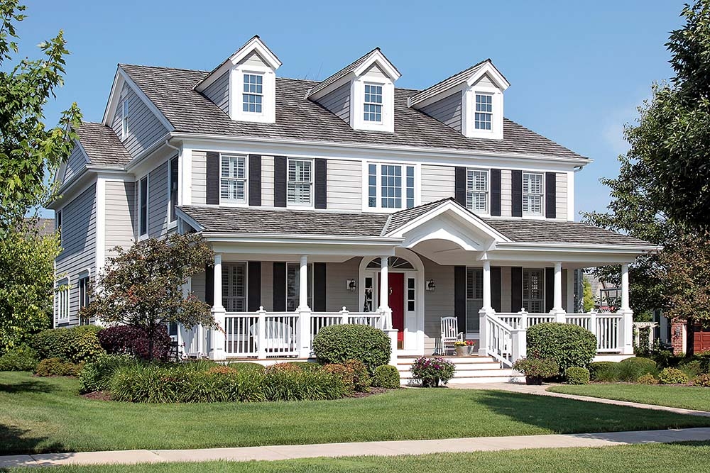 2023 01 10 exterior house two story porch dormers